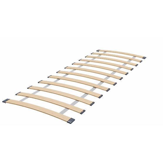 Lit double EMMA avec tiroir et barrière 160x80 poignée grise