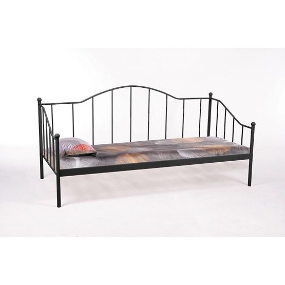 Lit DOVER noire 200 x 90
