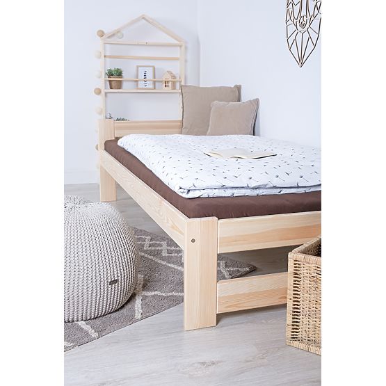Lit en bois Mel 200x90 - naturel