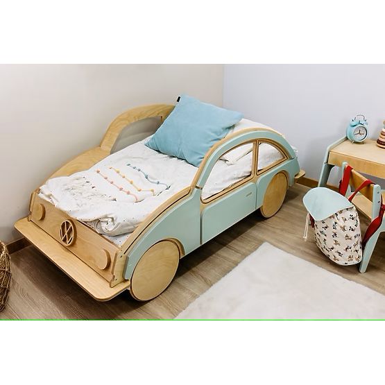 Lit de voiture en bois VW BEETLE 160x80 cm