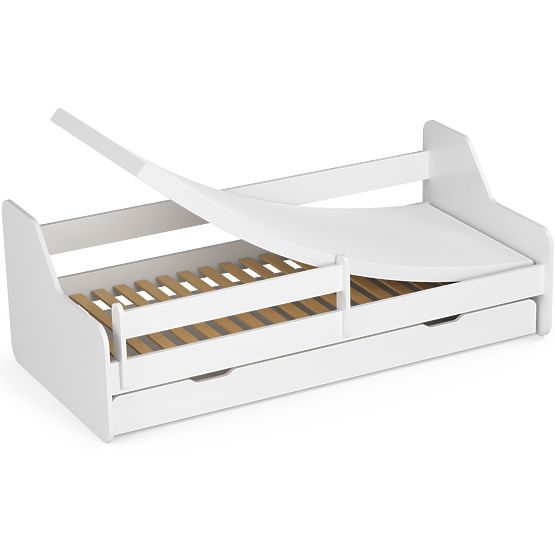 Lit enfant ACTIV 180x80 Blanc + Matelas