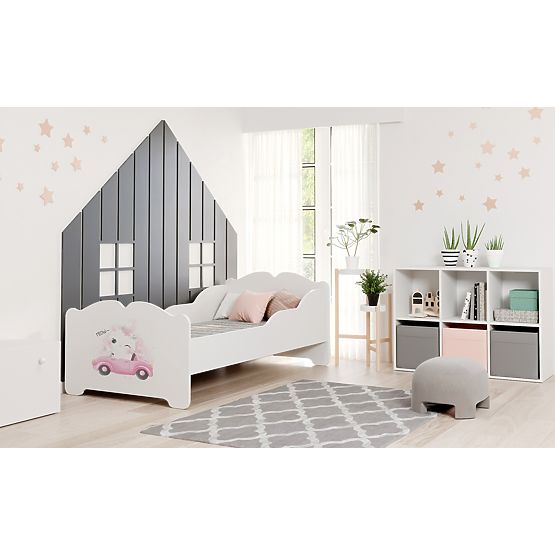 Lit enfant ANNA avec matelas 160x80 Chat