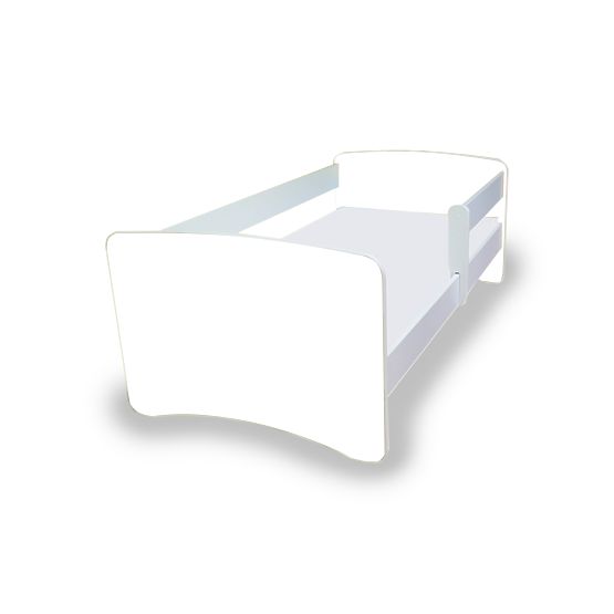 Lit enfant avec barrière Nico - blanc