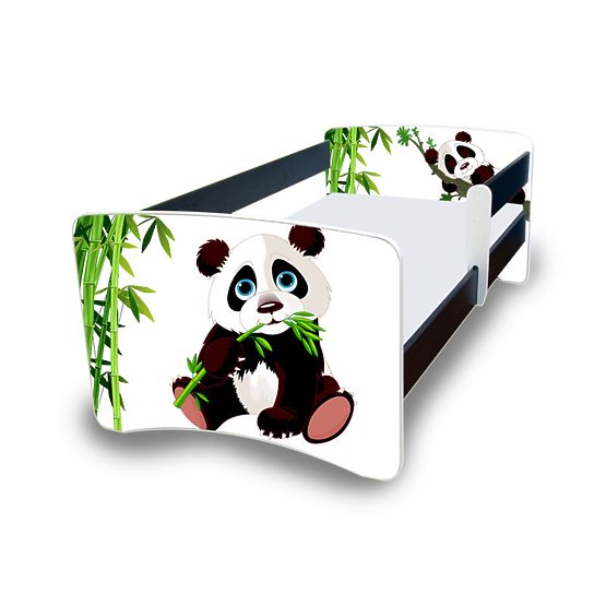 Lit enfant avec barrière Nico - panda