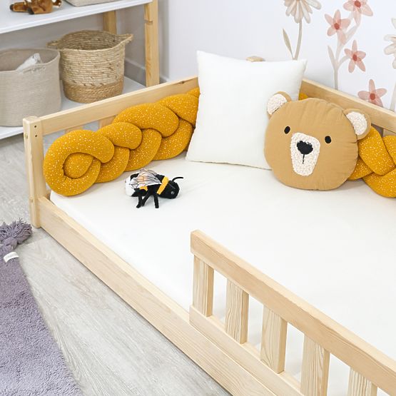 Lit enfant bas Montessori Meadow - naturel
