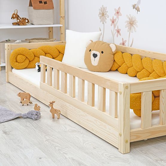 Lit enfant bas Montessori Meadow - naturel