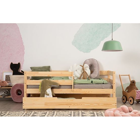 Lit enfant CPD Mila Plus avec tiroir - naturel