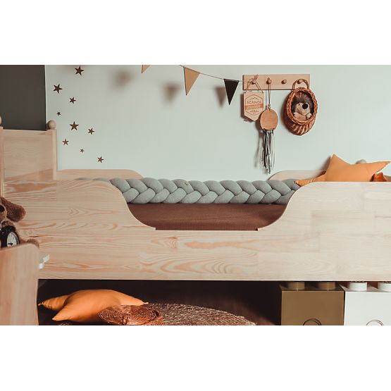 Lit enfant en bois VINTAGE - naturel