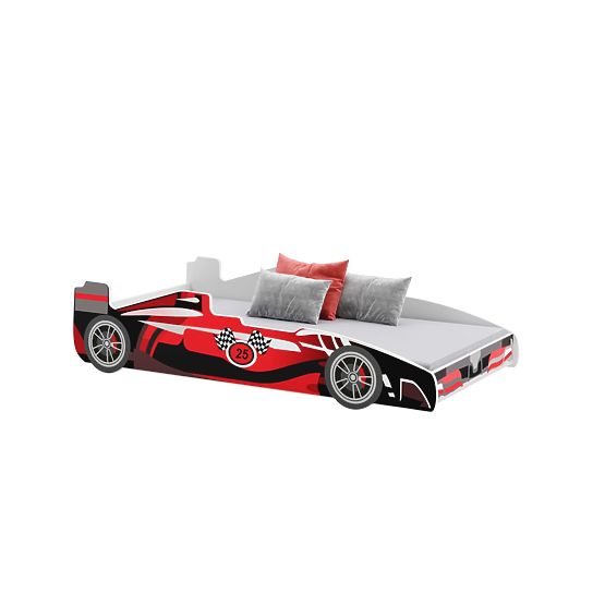 Lit enfant FORMULA rouge 160x80 cm