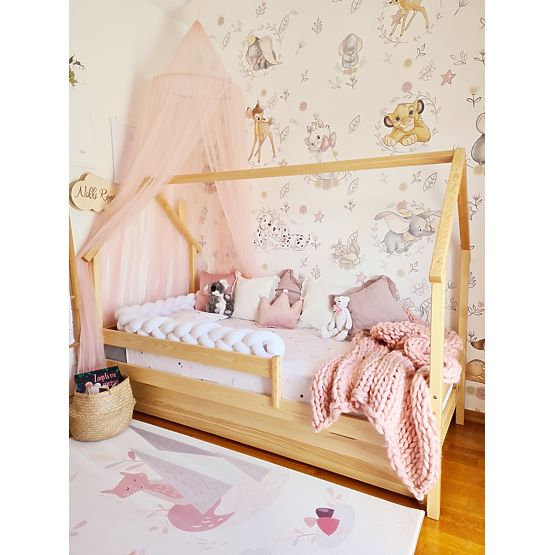 Lit cabane pour enfants Frank - naturel