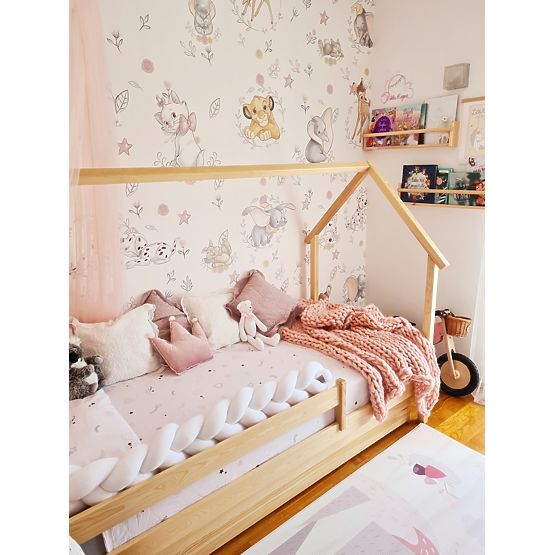 Lit cabane pour enfants Frank - naturel