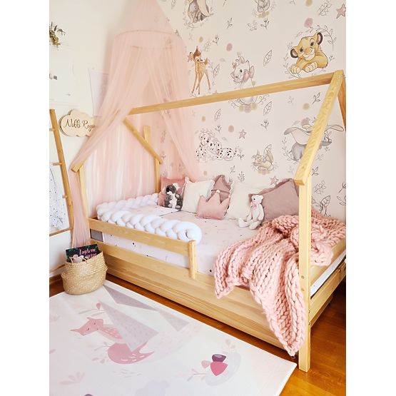 Lit cabane pour enfants Frank - naturel