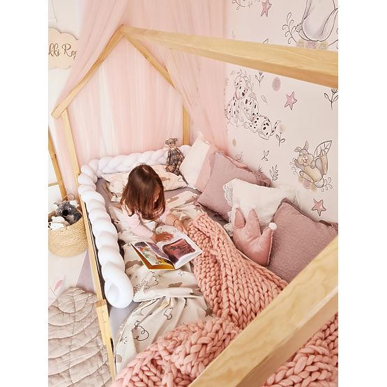 Lit cabane pour enfants Frank - naturel