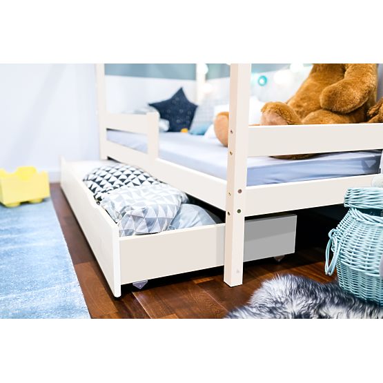 Lit enfant cabane Paul - blanc