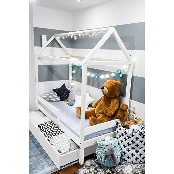 Lit enfant cabane Paul - blanc