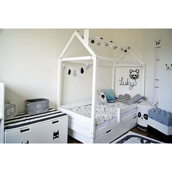 Lit enfant cabane Paul - blanc