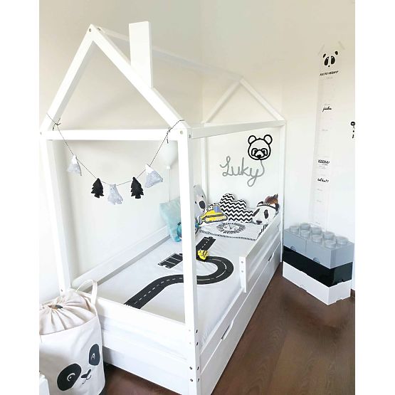 Lit enfant cabane Paul - blanc