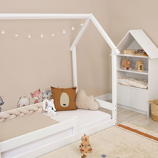 Lit Montessori pour enfants Chimney blanc