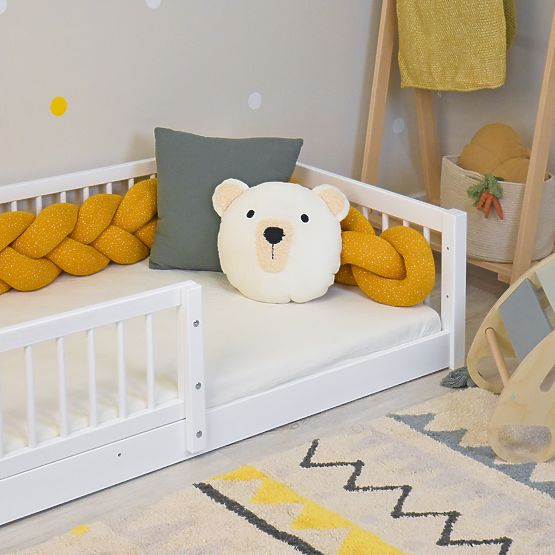 Lit enfant Montessori Woodie Plus - blanc