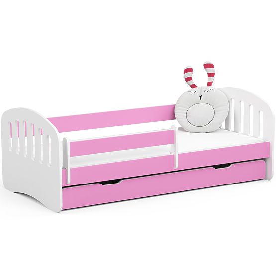 Lit enfant PLAY 180x80 Rose + Matelas