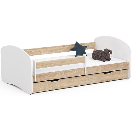 Lit enfant SMILE 180x90 Chêne Sonoma + Matelas