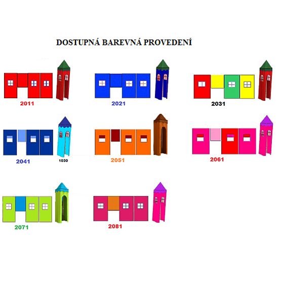 Lit enfant surélevé Gabi avec tour et toboggan - pin