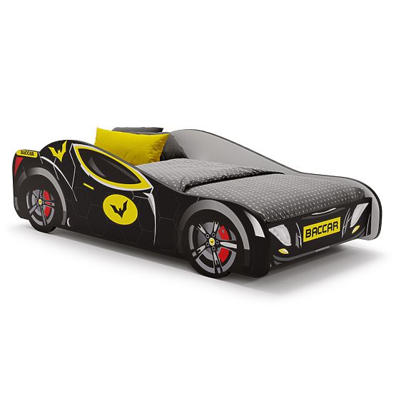 Lit enfant voiture Batcar noir 160x80