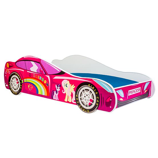 Lit enfant voiture Pink Car 140x70