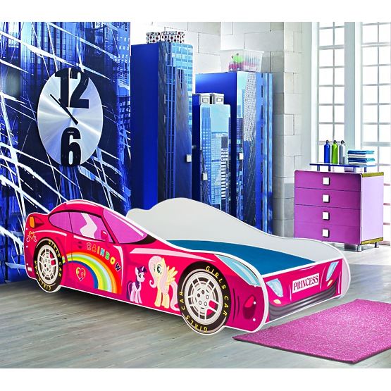 Lit enfant voiture Pink Car 140x70