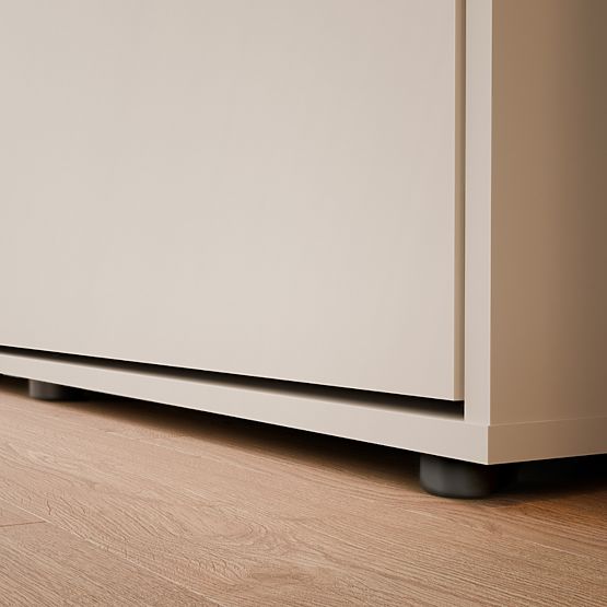 Lit escamotable KOBI VERTO 140x200 Cachemire 1 pièce