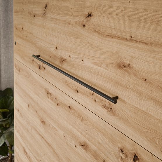 Lit escamotable KOBI VERTO 160x200 Chêne Artisan 1 pièce