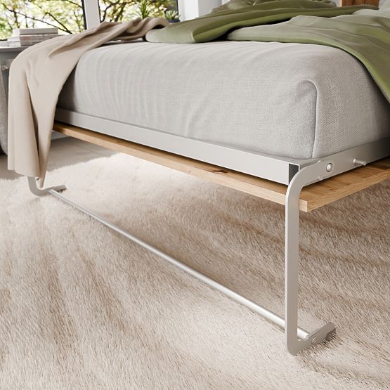 Lit escamotable KOBI VERTO 160x200 Chêne Artisan 1 pièce