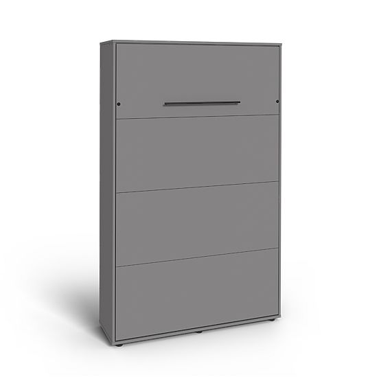 Lit escamotable KOBI VERTO 160x200 Gris 1 pièce