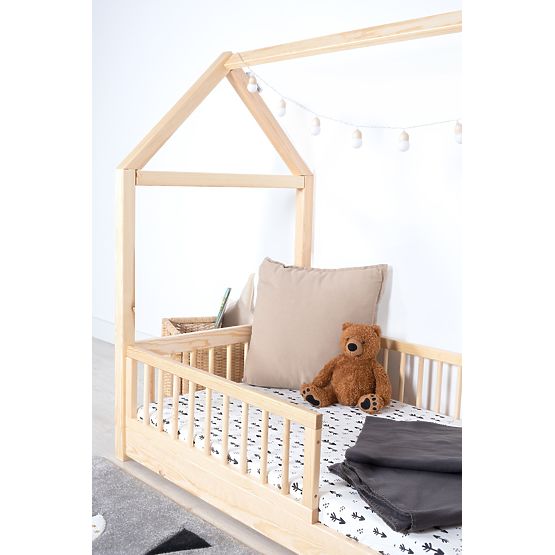 Lit cabane Montessori Elis naturel