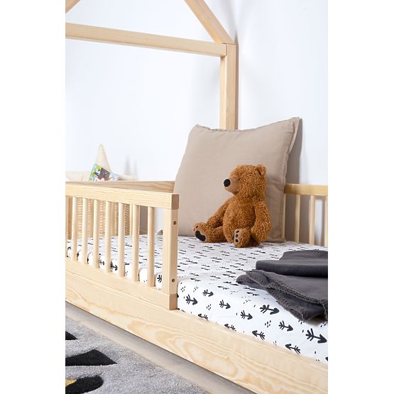 Lit cabane Montessori Elis naturel