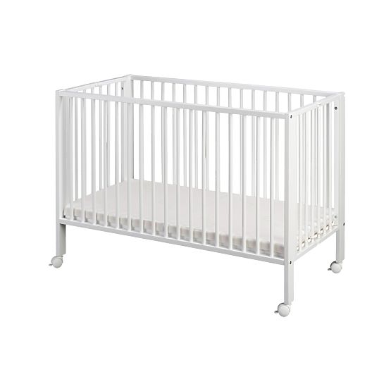 Lit pliant en bois Lola - blanc