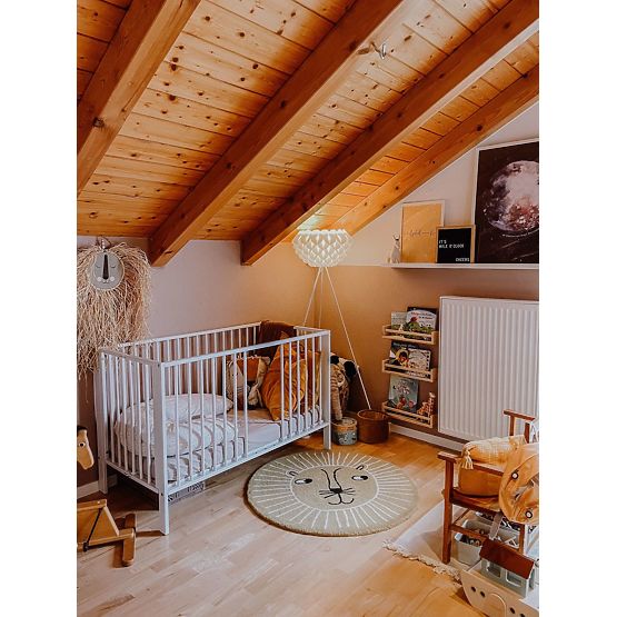 Lit pliant en bois Lola - blanc