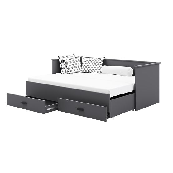 Lit pliant HELIOS 200x80 cm - gris