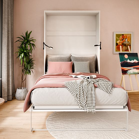 Lit pliant KOBI VERTO 90x200 Blanc 1 pièce