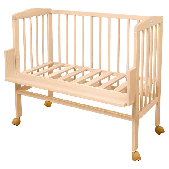 Lit d'appoint pour parents Amy - naturel