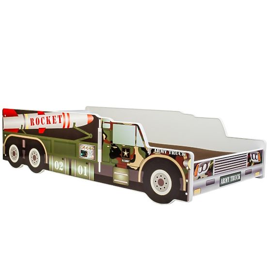 Lit simple Fusée 160x80 avec matelas