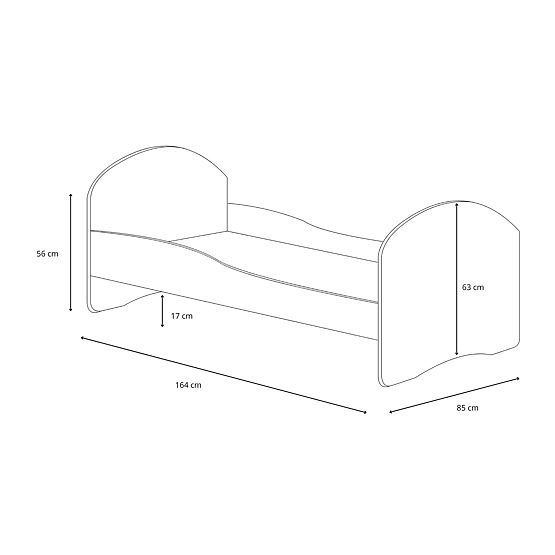 Lit simple Luk160x80