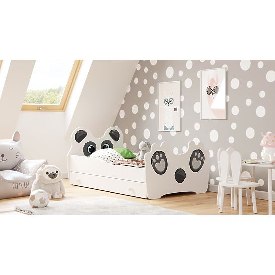 Lit simple Panda 140x70 avec tiroir