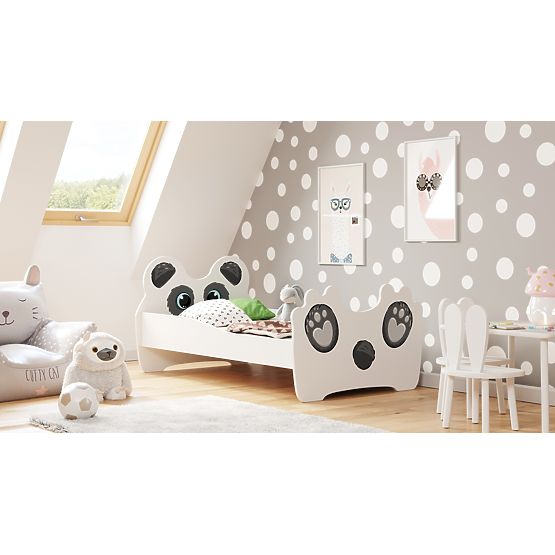 Lit simple Panda 160x80 avec matelas