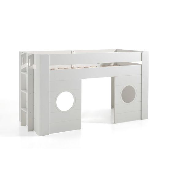 Lit mezzanine en forme de maison Freya