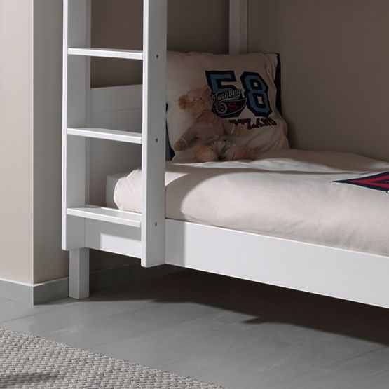 Lit superposé enfant Lewis - blanc