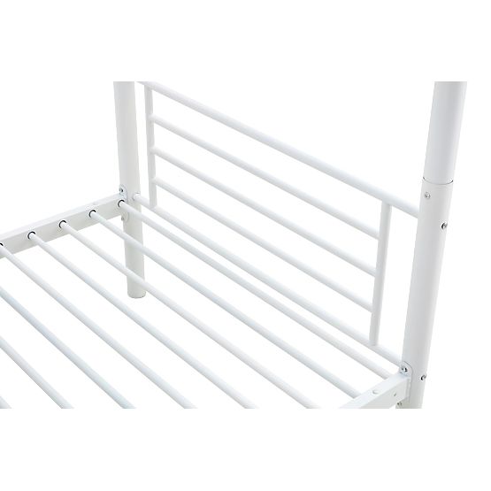 Lit superposé en métal BUNKY 200x90 cm - blanc