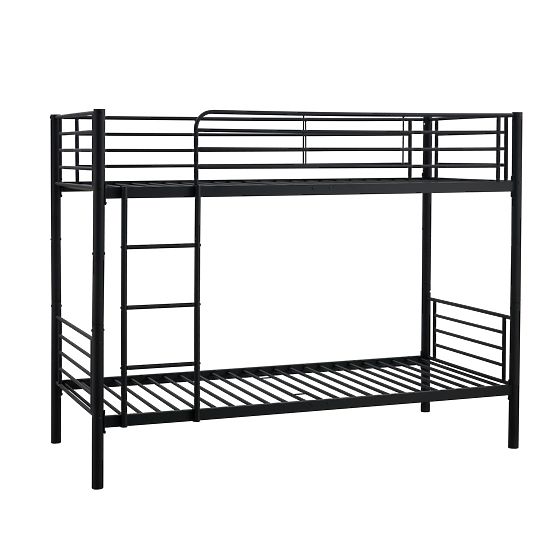 Lit en métal à deux étages BUNKY 200x90 cm - noir