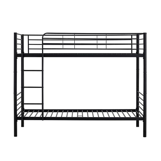 Lit en métal à deux étages BUNKY 200x90 cm - noir