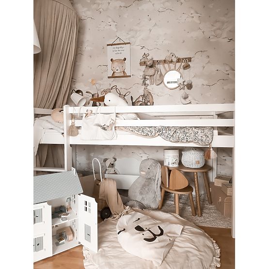 Lit superposé pour enfants Ourbaby Modo - blanc